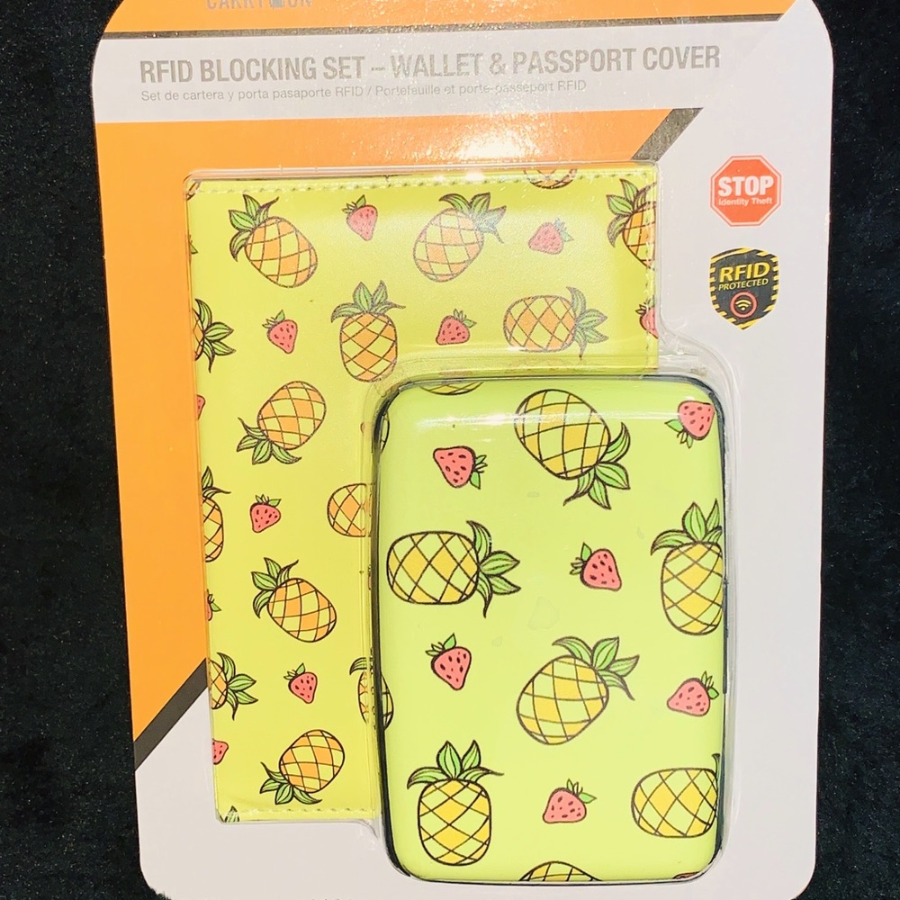 Travel Protecion Aluminum Wallet RFID and Passport Book